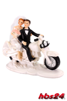 Brautpaar auf Motorrad Modell A - hbs24